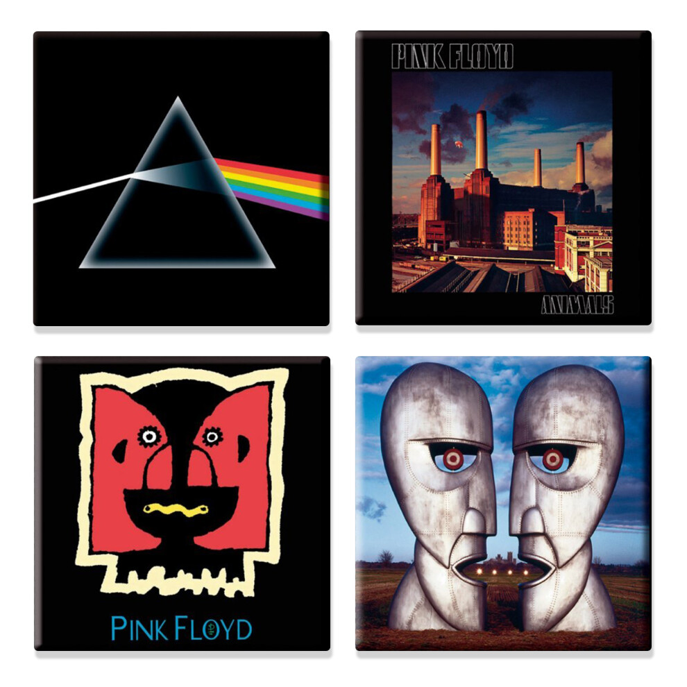 Pink Floyd dark side of the moon new official 4 x fridge magnet Gift set