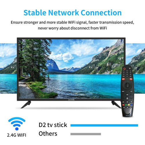 iDOME 32" LED SMART TV HD Ready 2xHDMI 2xUSB WIFI T2 ANDROID 13 220v UK 2