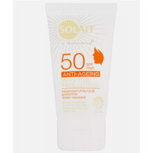 Solait Anti-ageing Face Sun Cream SPF50+ high 50ml Mattifying Face Fluid NEW