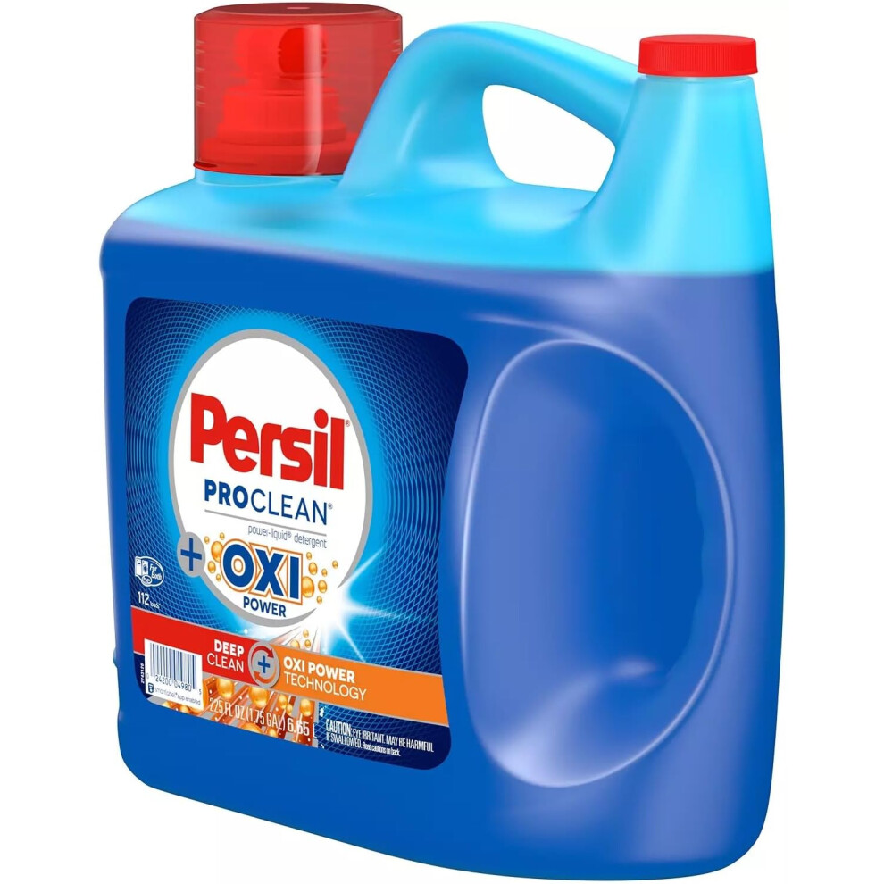 Persil ProClean Liquid Laundry Detergent + OXI Power 225 fl. oz., 112 loads