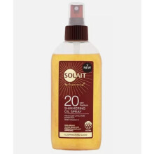 Solait Shimmering Glowing illuminating Oil Spray Water resistant SPF20 200ml