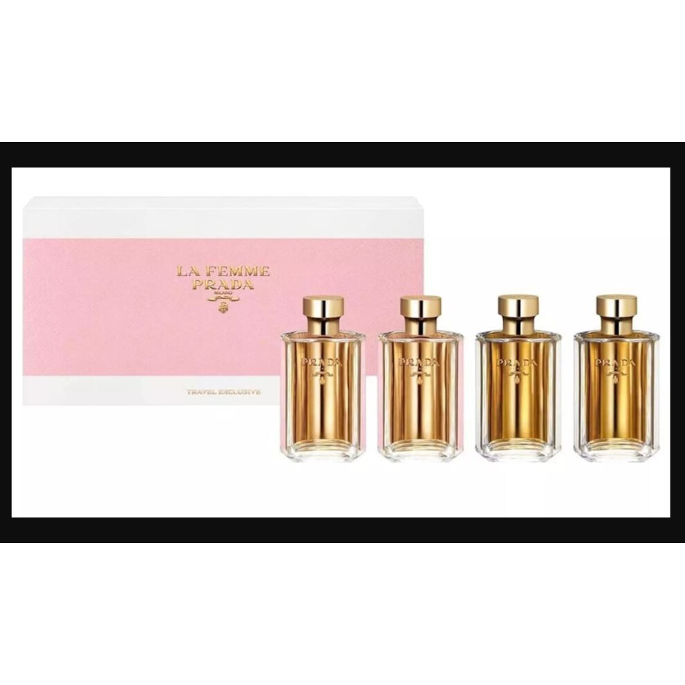 Prada Miniatures La Femme Eue De Perfum 9 ml x 2 + L'Eau EDP 9 ml x 2 - Travel