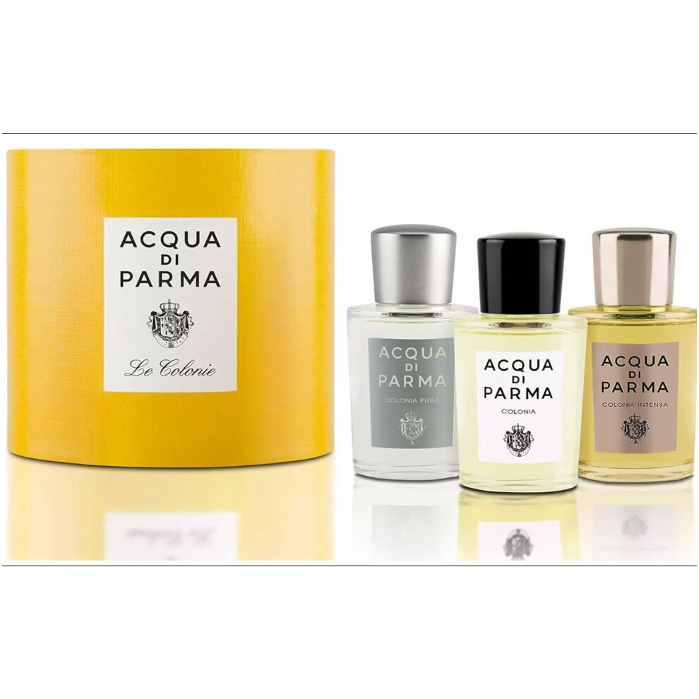 Acqua di Parma COLONIAS EDC HATBOX SET 3x20 ml TRAVEL SIZE NEW GIFT IDEA