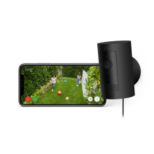 (1 Camera, Black) Outdoor Camera Battery (Stick Up Cam) | HD wireless outdoor Security Camera 1080p Video, Two-Way Talk, Wifi
