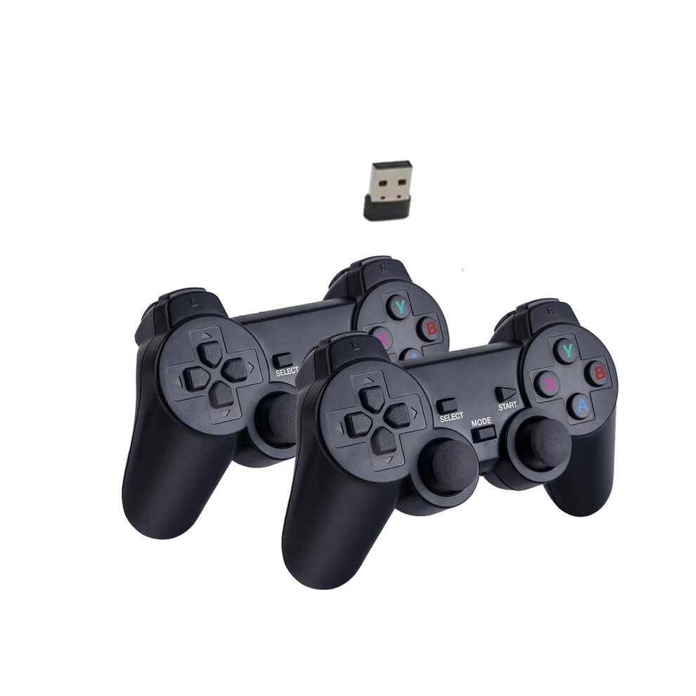 (1Pair Controllers) Gd10 4K Game Stick 2.4G Wireless Gamepad Controller for M8 Wireless Game