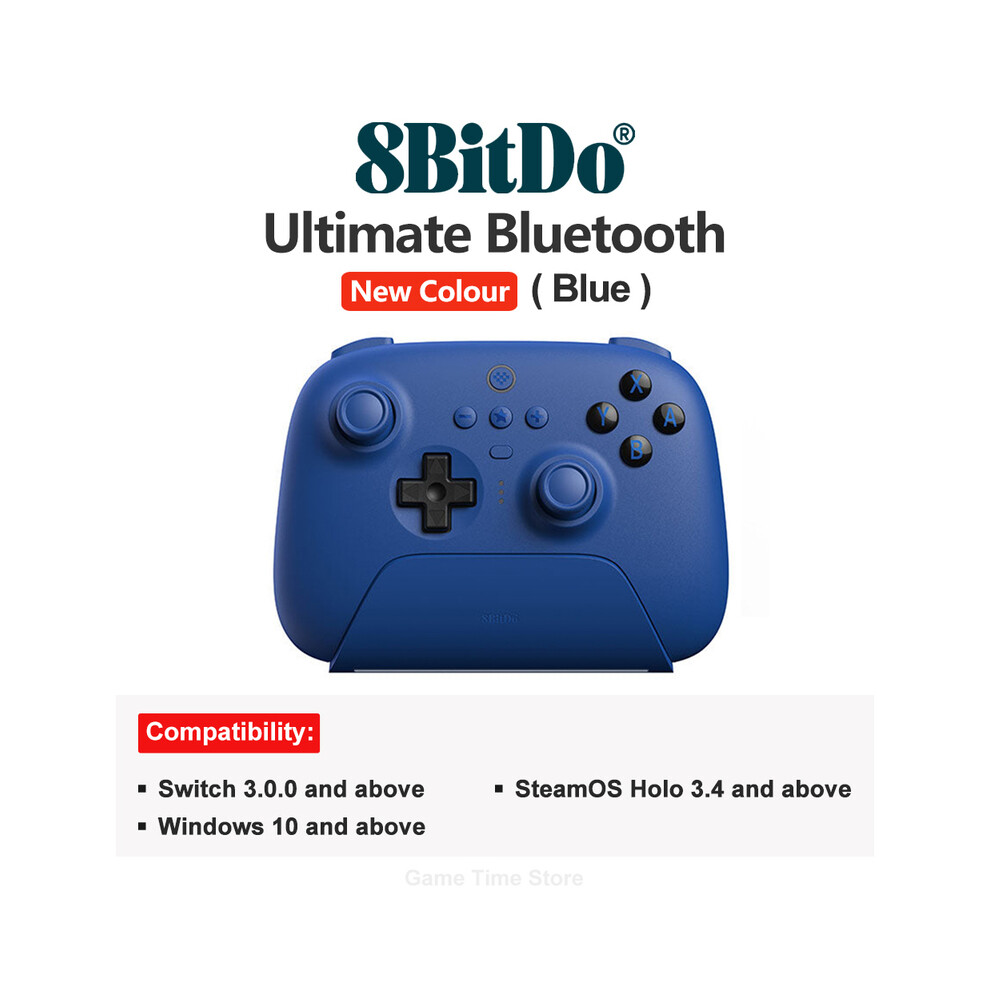 Maxpower (Blue) 8Bitdo - Ultimate Wireless Tooth Controller Gamepad With Charging Blue