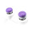 (Galaxy Black 54) 1 Pair Performance Thumbsticks Joystick Thumb Grips for PS5 PS4 Game Controllers 2