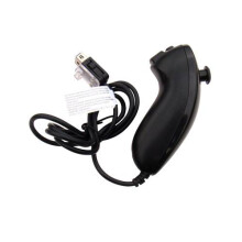 (Black) OSTENT Motion Based Wired Nunchuck Controller for Nintendo Wii Console