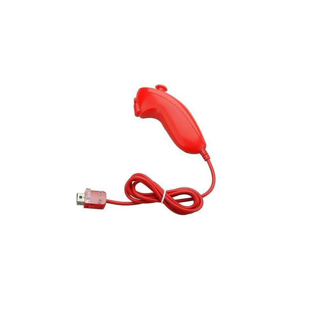 Maxpower (Red) Ostent Motion Based Wi Nunchuck Controller For Nintendo Wii Console Red