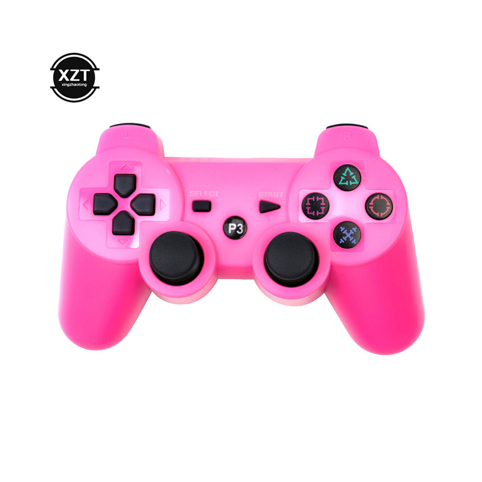 Maxpower (Pink) Gamepad Wireless Bluetooth-Compatib Joystick Console For Sony Ps3 Controller Pink