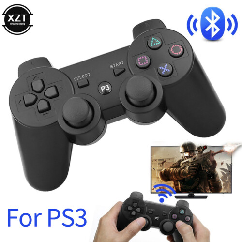 (green) Gamepad Wireless Bluetooth-compatib Joystick Console for Sony PS3 Controller