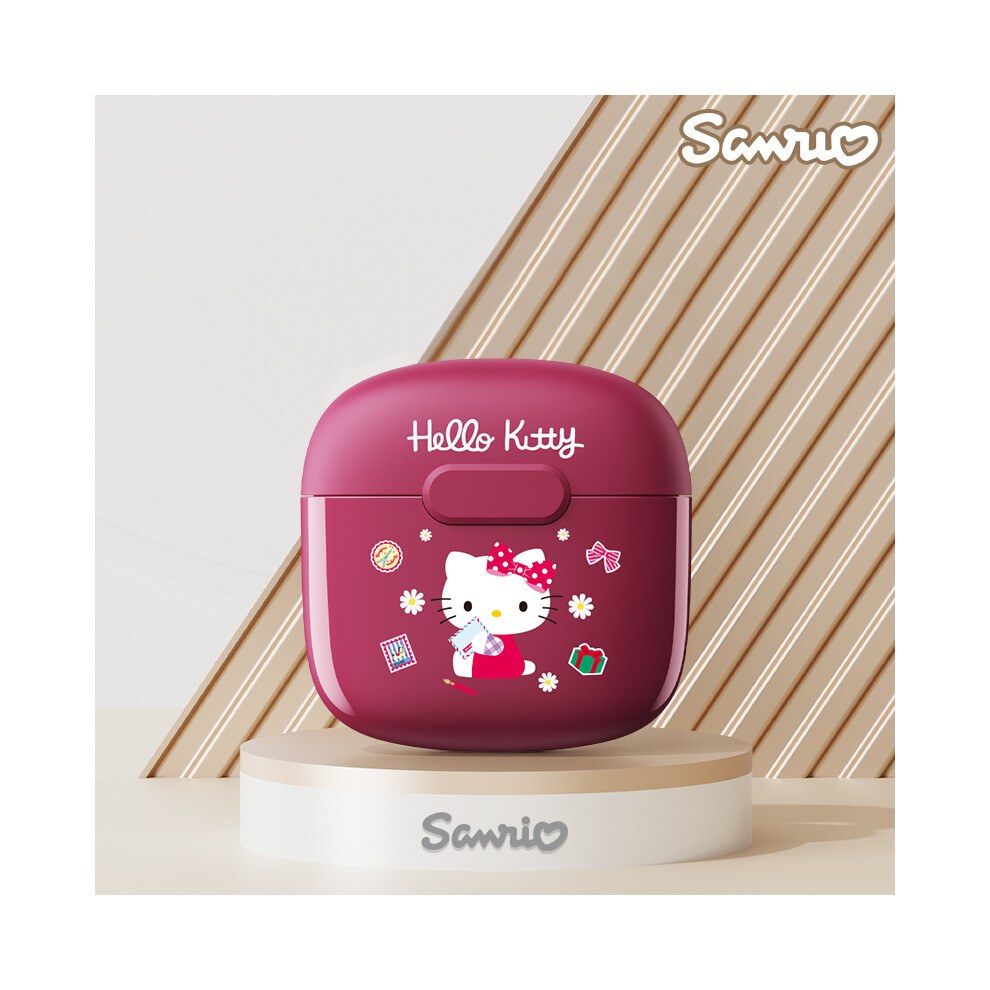 (Hello Kitty ) Miniso Bl22b Bluetooth 5.3 Wireless Earbuds Cute My Melody Earphones Red 9123213531411