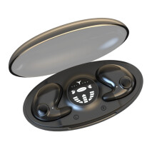 (Black) Invisible Sleep Earphones Bluetooth 5.3 Earbuds TWS Wireless Headphones