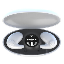 (White) Invisible Sleep Earphones Bluetooth 5.3 Earbuds TWS Wireless Headphones
