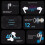 (White) HONOR CHOICE Earbuds X5 Pro 46dB Adaptive Active Noise Cancellation Support 3