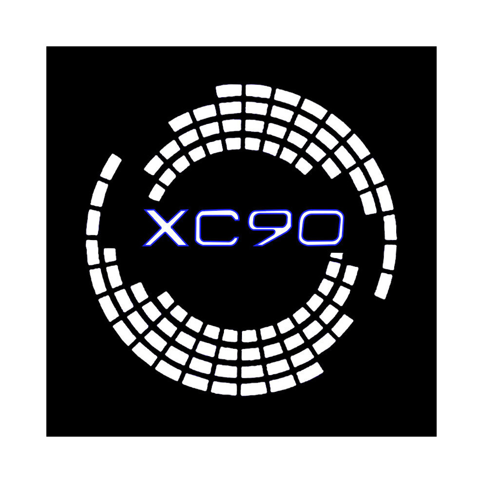 (2Pcs, Xc90) 2Pcs Car Led Door Welcome For Volvo V40 V60 V90 Xc40 Xc60 Xc90 S60 Light 9779659773573