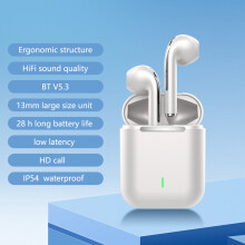 (J18 Mini White) Bluetooth 5.3 Earphones&Headphones Sports Wireless Ear Pods J18 TWS Ear
