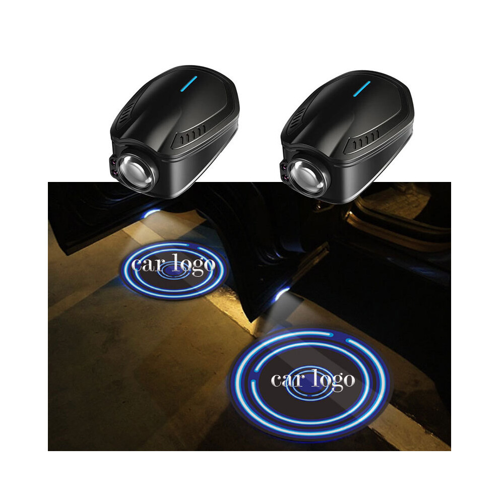 (1Pcs, for Peugeot) customizable Led Car Logo Projector Light Welcome Door Lights Rechargeable-image-OPC-PDZMBYW-NEW
