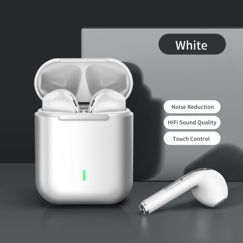 (White) Earbuds True Wireless Earphone Noise Cancelling Update Bluetooth 5.3 Headset