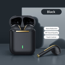(Black) Earbuds True Wireless Earphone Noise Cancelling Update Bluetooth 5.3 Headset