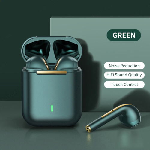 (green) Earbuds True Wireless Earphone Noise Cancelling Update Bluetooth 5.3 Headset