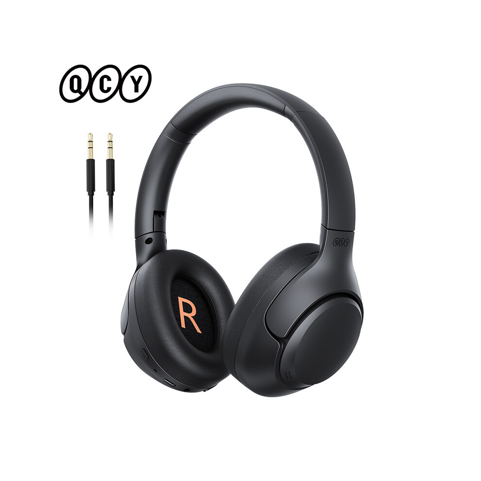 (H3-) Qcy H3 Anc Wireless Headphones Bluetooth 5.4 Hi-Res Audio Over Ear Headset Black 9123213478181