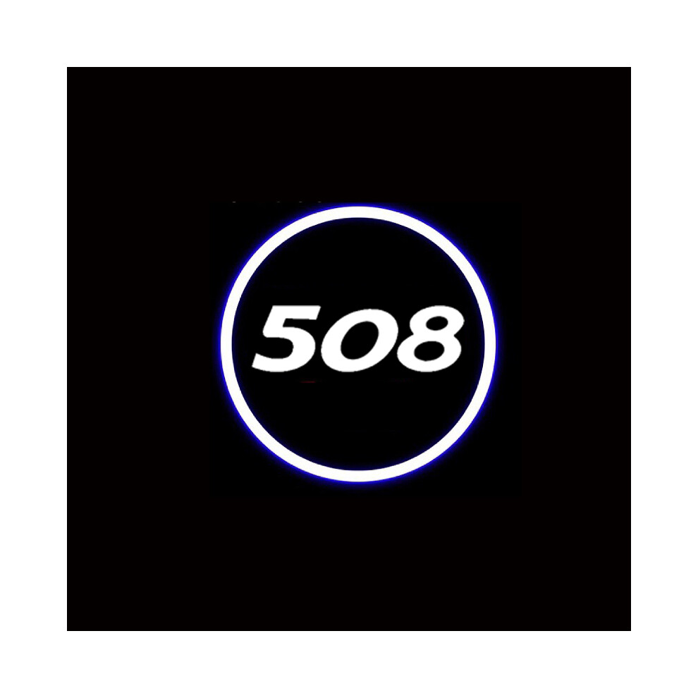 (508 2010-2016, E) 2Pcs LED Car Door Welcome Shadow Light Projector Ghost Atmosphere Logo-image-OPC-PDZMDH6-NEW