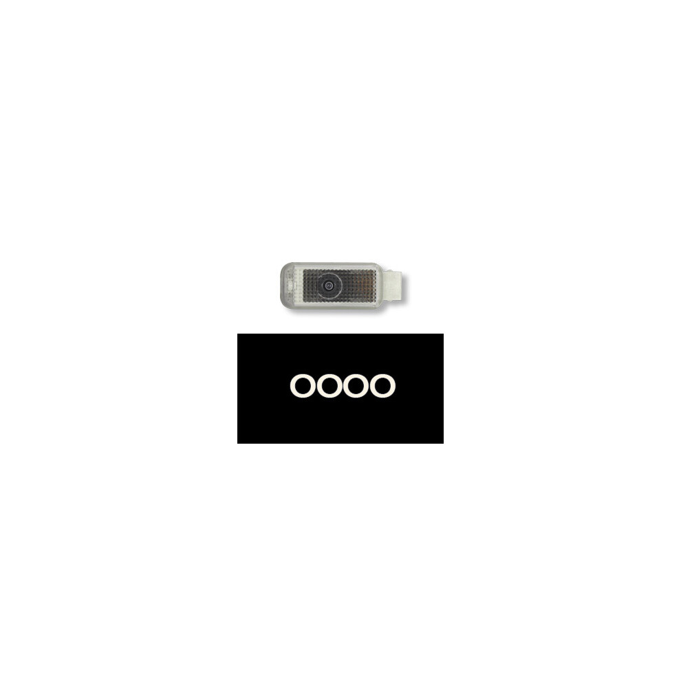 (2 Pieces, Oooo) For Audi Welcome Car Door A4 A4l A6 A6l Q3 Q5 Q5l Q7 Q8 S1 A7 A8 Light 9779659832782