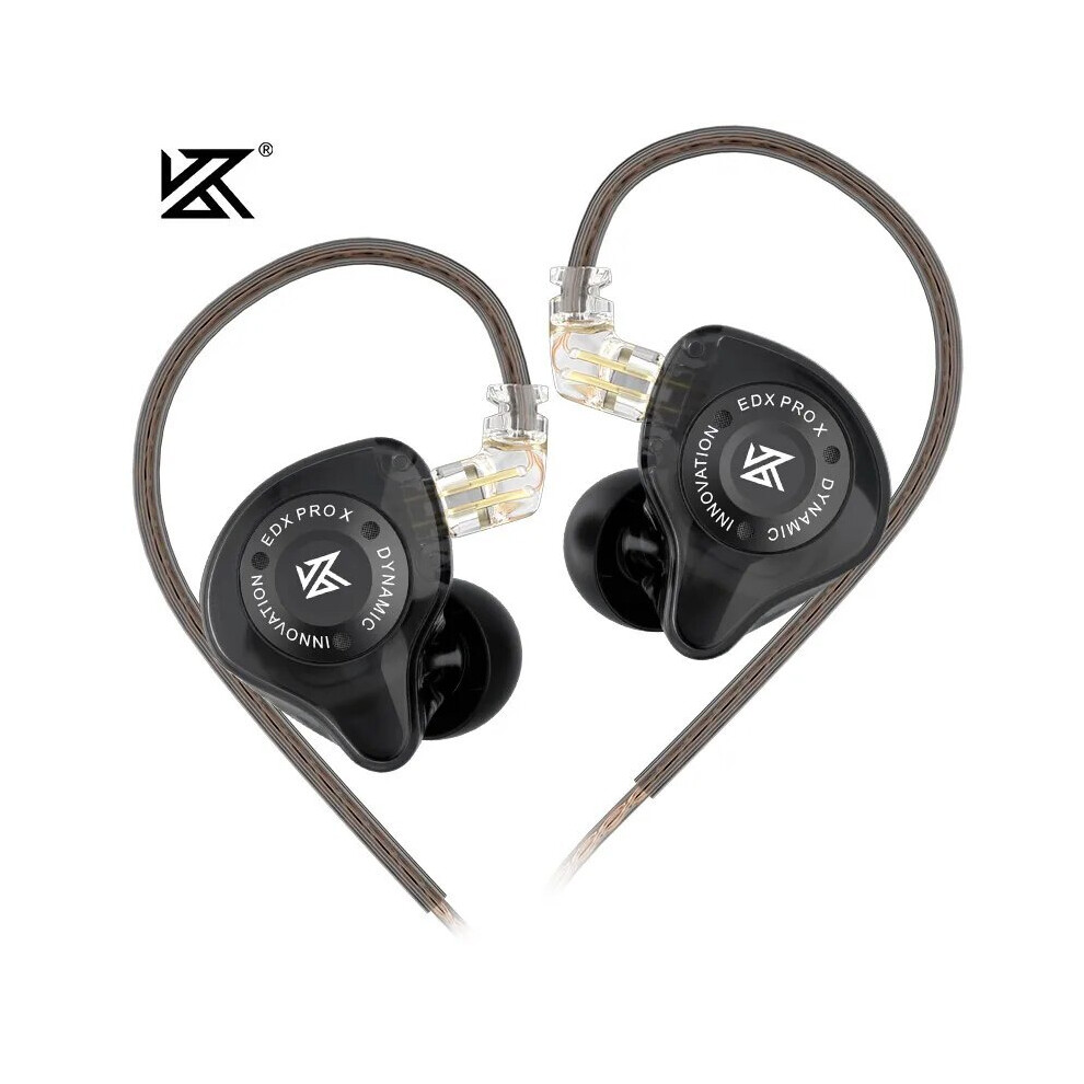Maxpower (Edxprox Nomic) Kz Edx Pro X Wired Earphones Hifi Stereo Bass Music Earbuds In Ear Sport Black