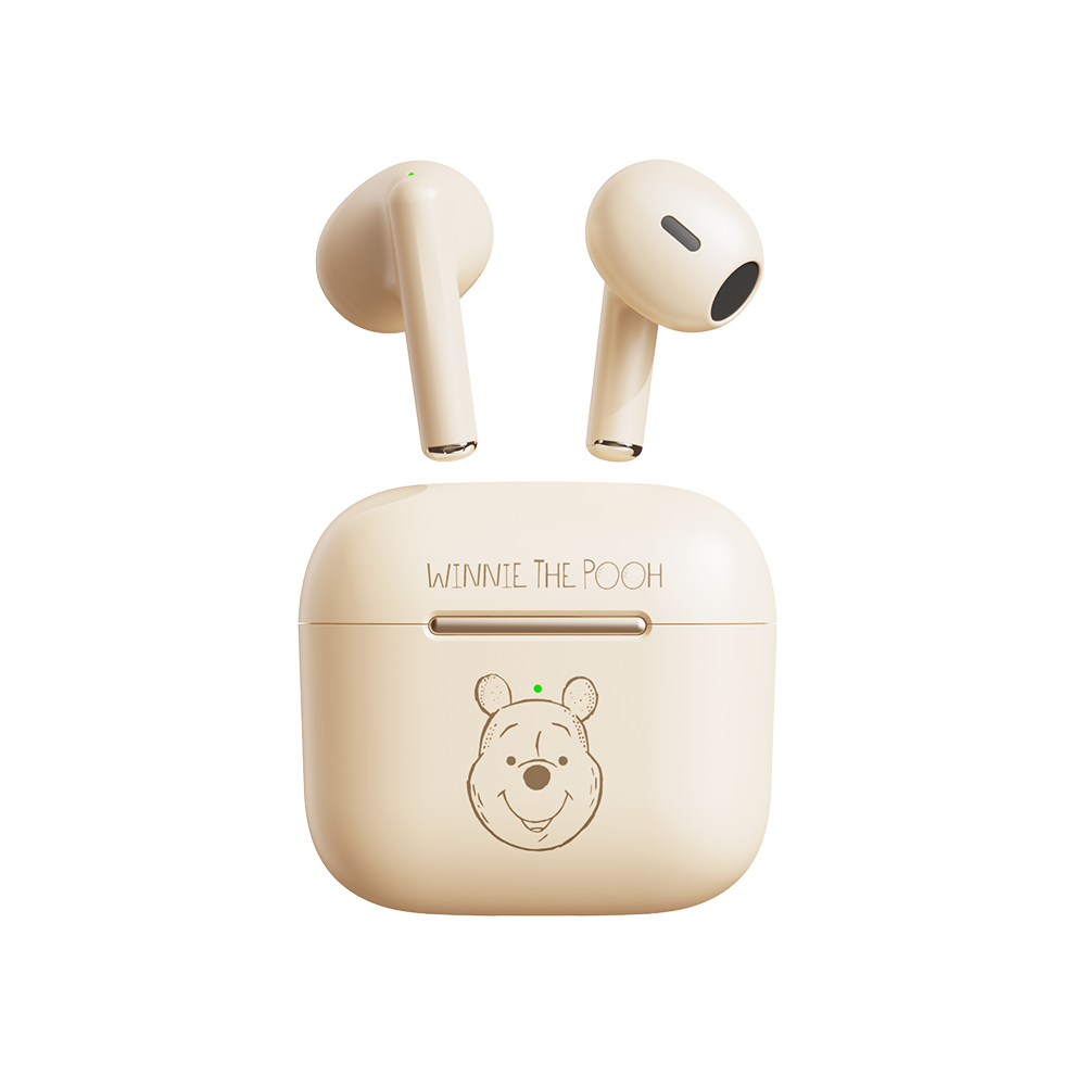 Maxpower (Edx25- ) Wireless Bluetooth Headset With Mic Mini Earbuds Noise Cancelling Stereo Beige