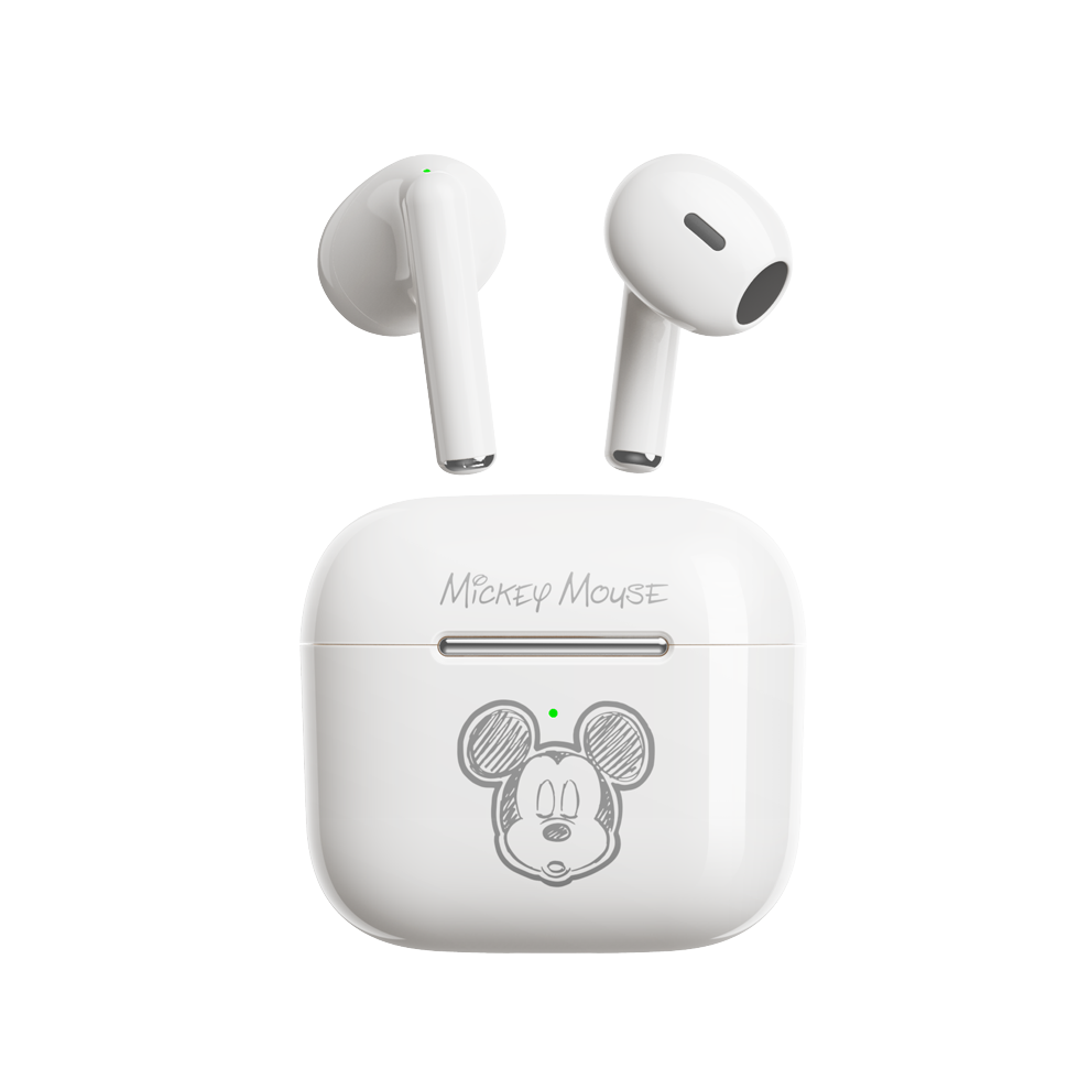 Maxpower (Edx25-) Wireless Bluetooth Headset With Mic Mini Earbuds Noise Cancelling Stereo White