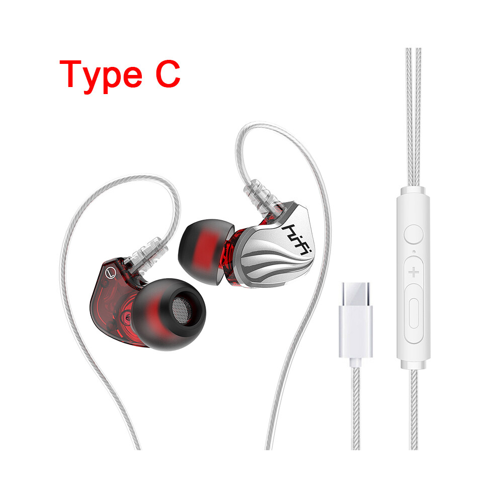 Maxpower (Sl Type-C) Hifi 6D Surround Bass In-Ear Wired Headphones 3.5Mm Type C Earphone Sports