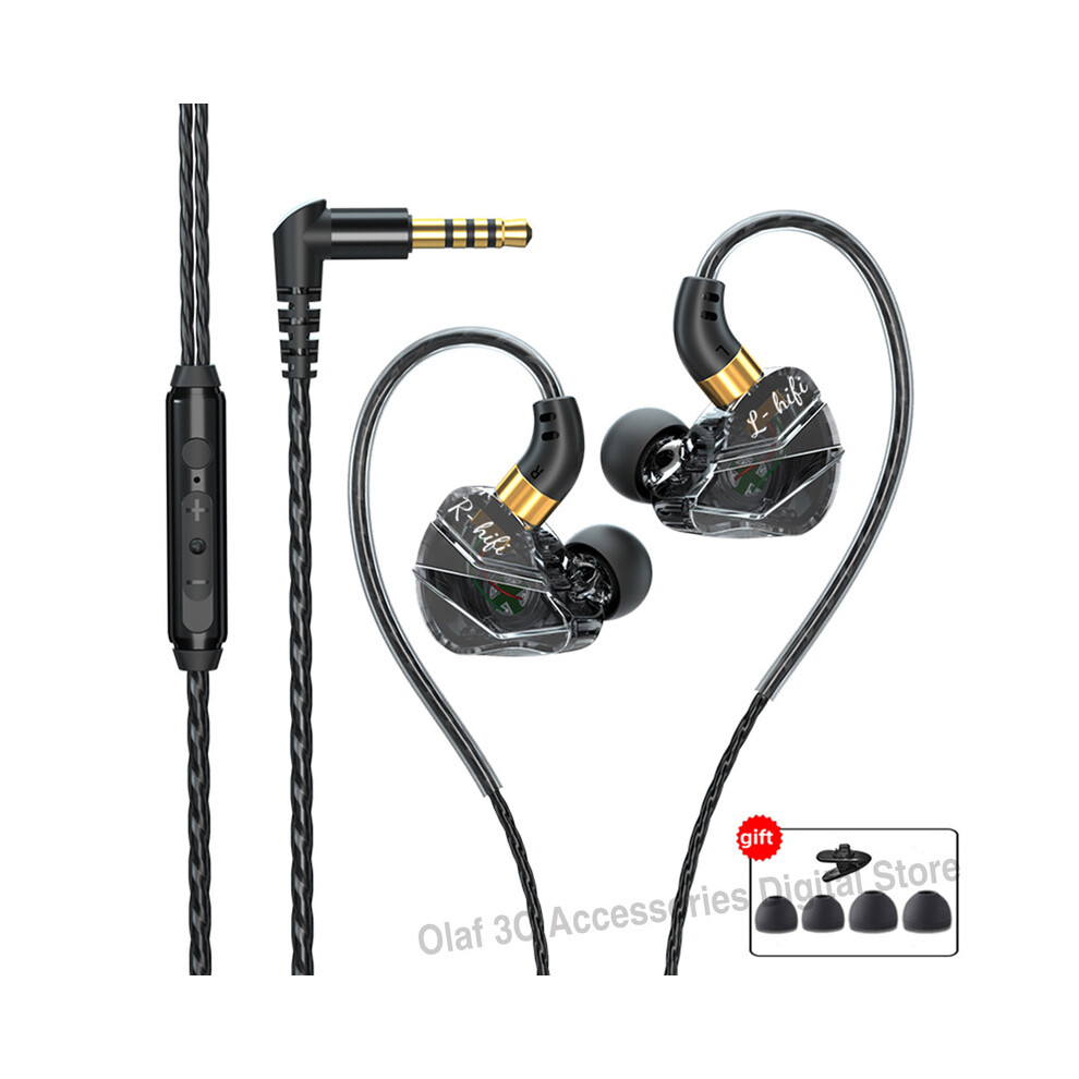 Maxpower (Black-3.5Mm Jack) Olaf Gaming Headset Wired Earphones 3.5Mm Cable Headphones Handsfree Bass