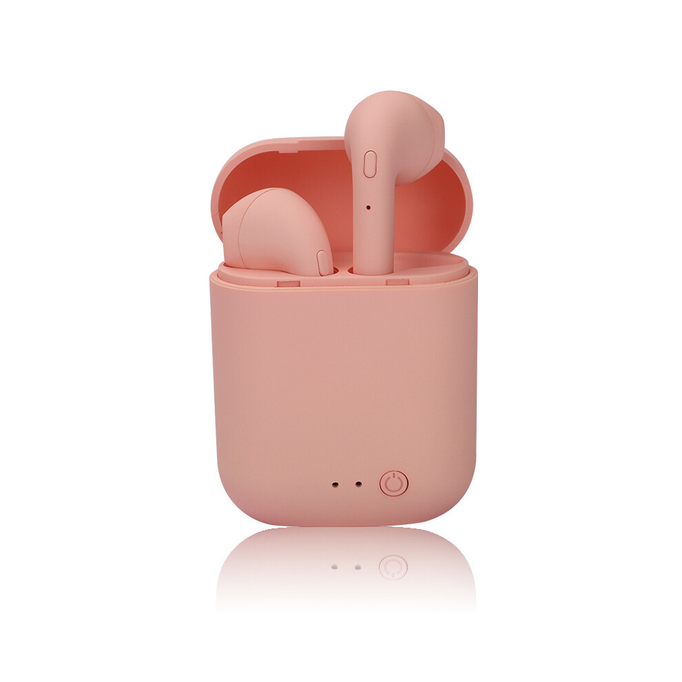 Maxpower (Pink) Tws I12 Macaron Wireless Bluetooth Headset Matte Sport Binaural Earbuds Pink