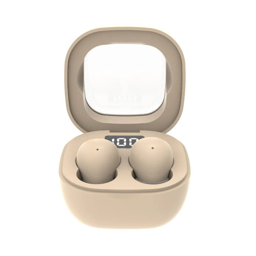 Maxpower (Khaki) Sk19 Tws Wireless Bluetooth Headphones In-Ear Invisible Sleep Earbuds