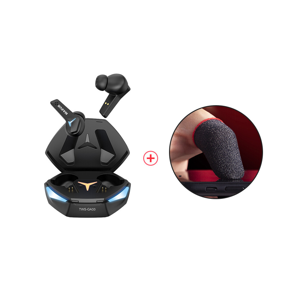 (1black 1fingertips) RUSAM GA33 Gamer Headset Low Latency Bluetooth Headphones TWS Wireless-image-OPC-PDZMGKR-NEW