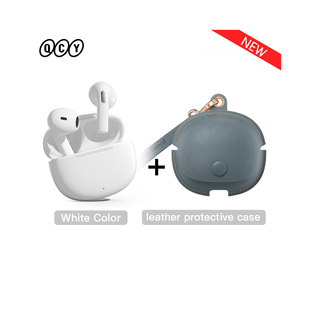 Maxpower (T20 Type 3) Qcy T20 Tws Wireless Earphones Bluetooth 5.3 Earbuds 68Ms Low Latency White