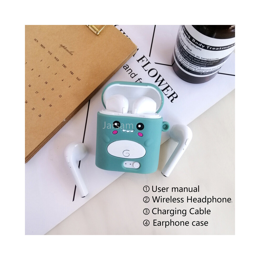 Maxpower (Dinosaur) I7 Mini Tws Cute Earphone Wireless Headphones Bluetooth Earbuds Blutooth