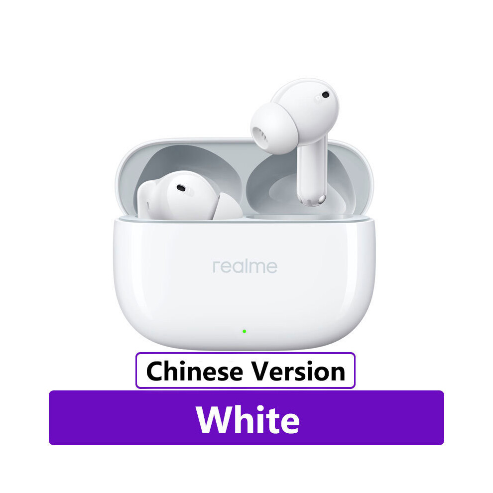 Maxpower (Cn ) New Realme Buds T300 True Wireless Earphone 30Db Active Noise Cancelling White