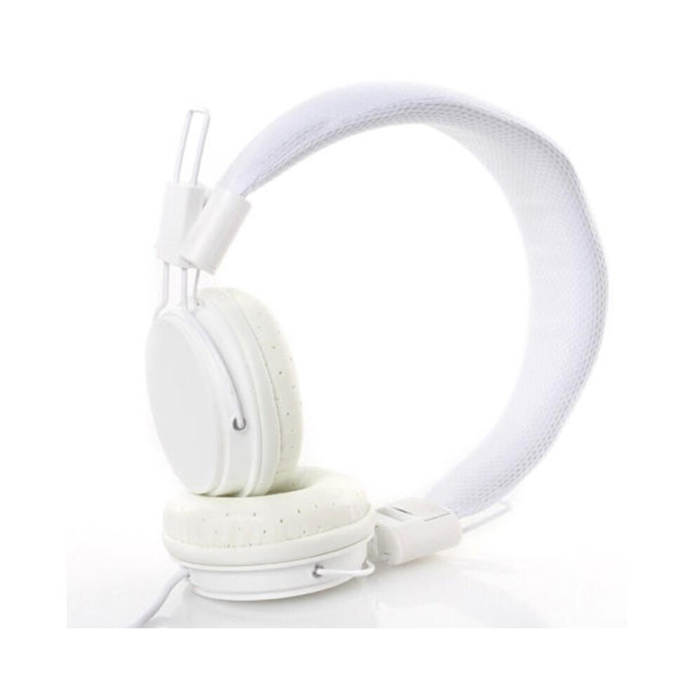 Maxpower (White) Kids Wired Ear Headphones Stylish Headband Earphones For Ipad Tablet Kid White