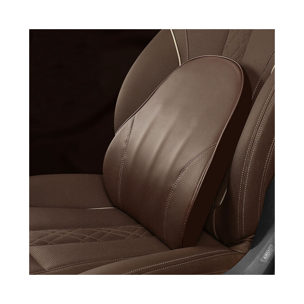 (Brown Backrest) For Tesla Model 3 Y S X Neck Pillow Adjustable strap Neck Headrest Washable-image-OPC-PDZMJVX-NEW