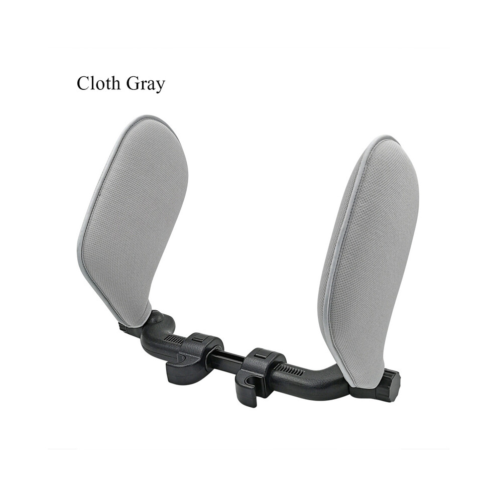 Maxpower (Cloth Gray) Car Seat Headrest Neck Pillow Travel Cushion For Sleep Car Pillow Neck