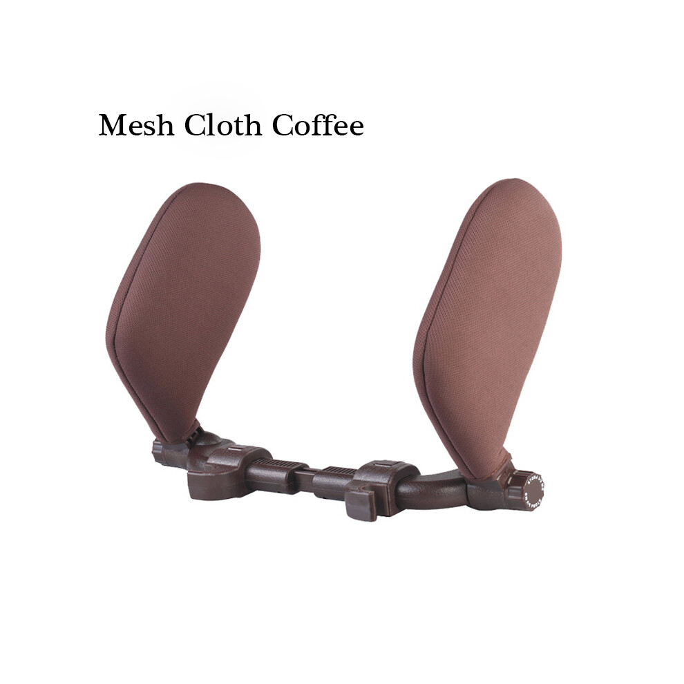 Maxpower (Cloth Coffee) Car Seat Headrest Neck Pillow Travel Cushion For Sleep Car Pillow Neck