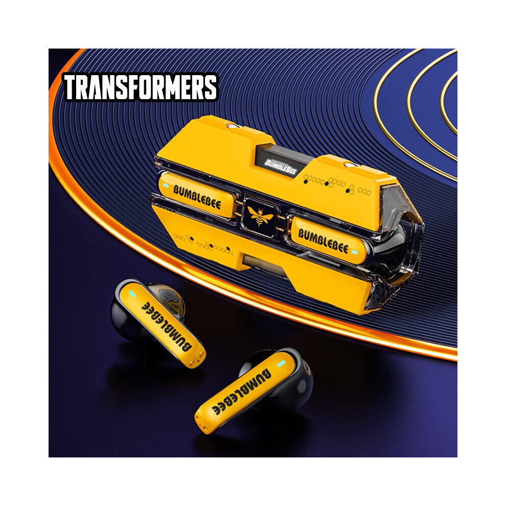 (Yellow) Tf-T01 Tws Earphones Bluetooth 5.3 Wireless Earphone Low Latency Hifi Yellow 9123213473582