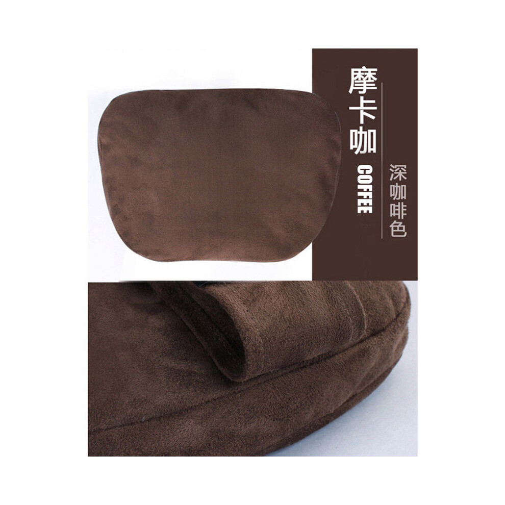 Maxpower (Coffee) 2Pcs Car Headrest Neck Pillow Neck Support Pillow Cushion For Mercedes