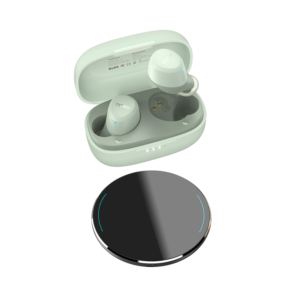 (Grass Charger) Tozo A1 Bluetooth 5.3 Earphones ,Wireless Headphones Mini In-Ear Earbuds, 9123213459661