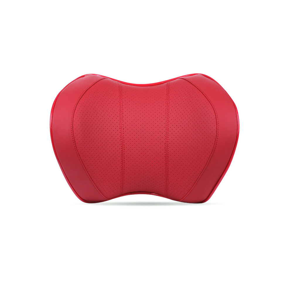 Maxpower (Red) Space Memory Cotton Car Headrest U Shaped Neck Pillow Auto Vehicle Rest