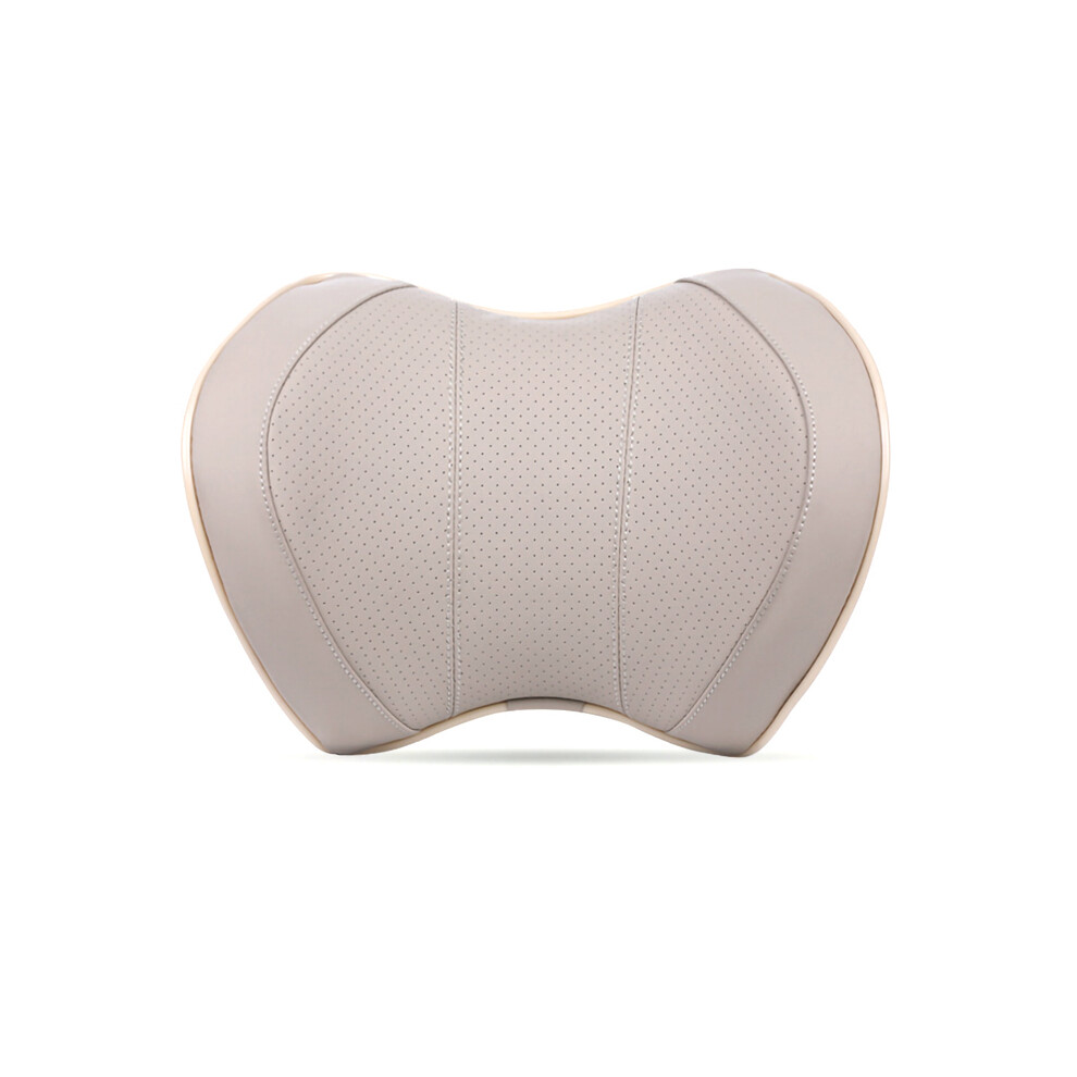 (Beige) Space Memory Cotton Car Headrest U Shaped Neck Pillow Auto Vehicle Rest-image-OPC-PDZMNJB-NEW