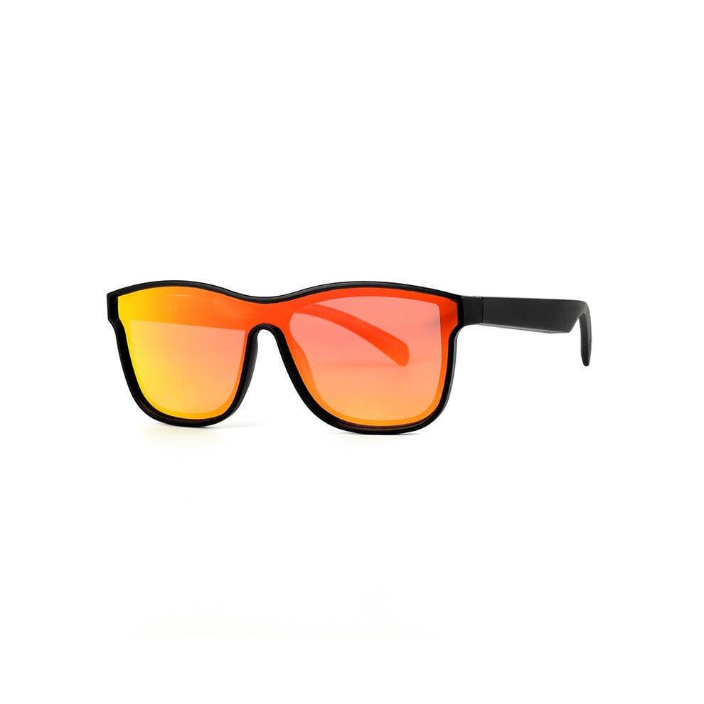 (Red) Smart Glasses Wireless Bluetooth 5.0 Sunglasses Outdoor Smart Sport Hands-Free