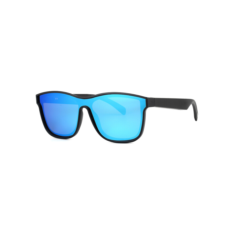 (Blue) Smart Glasses Wireless Bluetooth 5.0 Sunglasses Outdoor Smart Sport Hands-Free